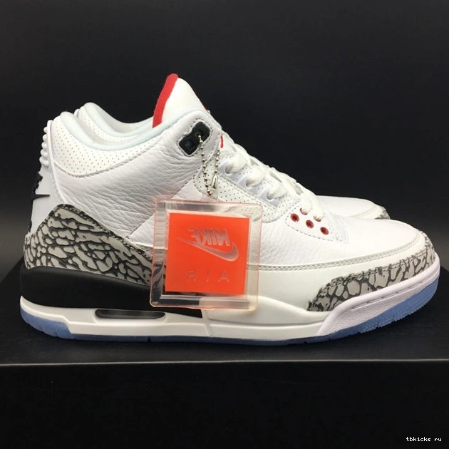 Cheap TB Throw Free 923096- Cement Tailored 3851 Line Jordan3 White 1013